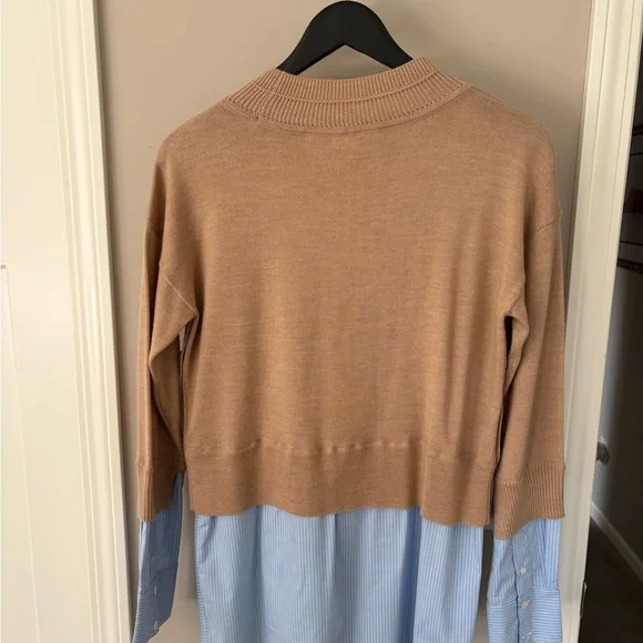 Veronica Beard Beige Knit Sweater